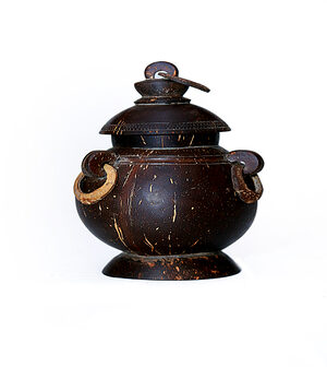 Coconut Shell – Pot with Lid